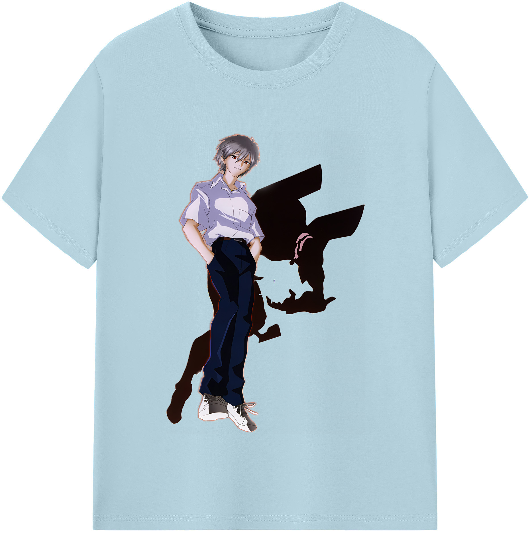 （画像用） EVA 新世紀エヴァンゲリオン 綿100％半袖Tシャツ（フロントプリント）